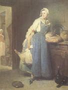 Jean Baptiste Simeon Chardin La Pourvoyeuse(The Return from Market) (mk05) Germany oil painting artist
